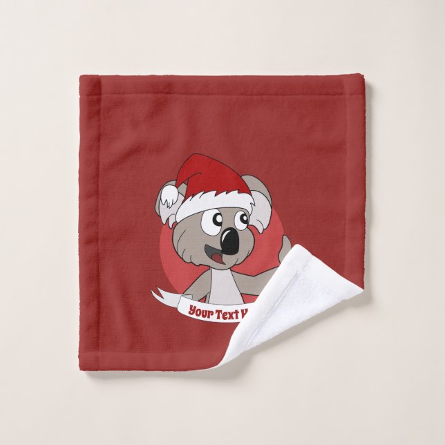 Navidades koala personalizado (Toallita)