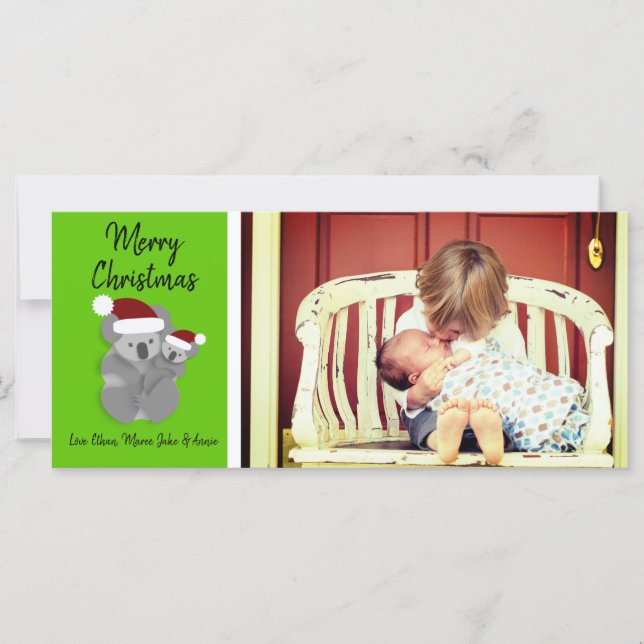 Navidades Koalas Photo (Anverso)