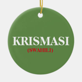 Navidades Krismasi Ornamento de Navidad Africano
