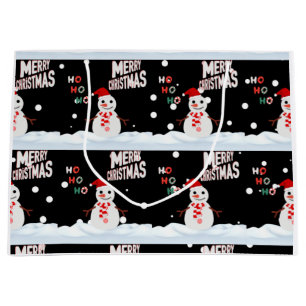 Navidades La Bolsa De Regalo Grande De Snowman