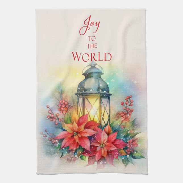 Navidades Lantern Kitchel Toalla (Vertical)