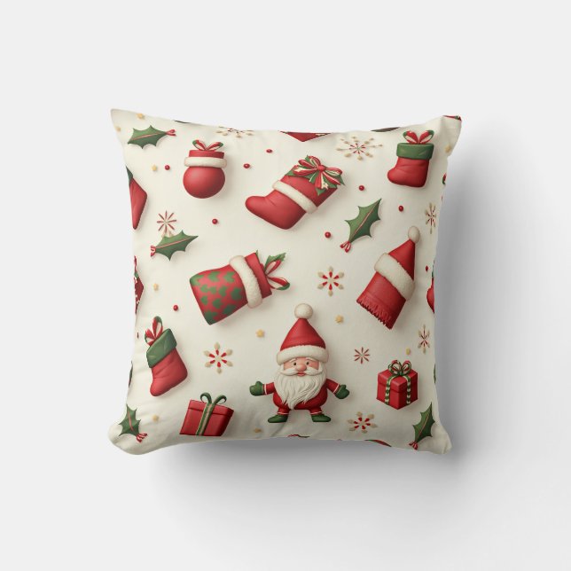 Navidades lanzan almohada (Anverso)