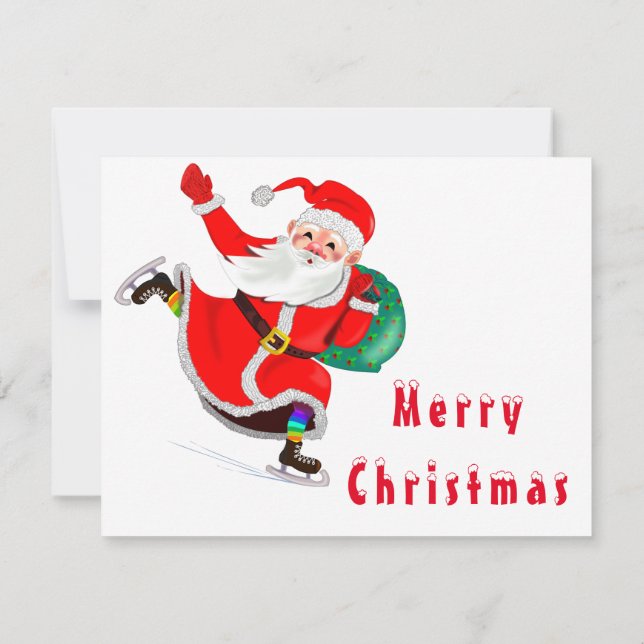 Navidades le dan regalos a Santa Claus (Reverso)