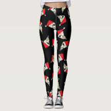 Navidades Leggings Con Calaveras En Sta. 