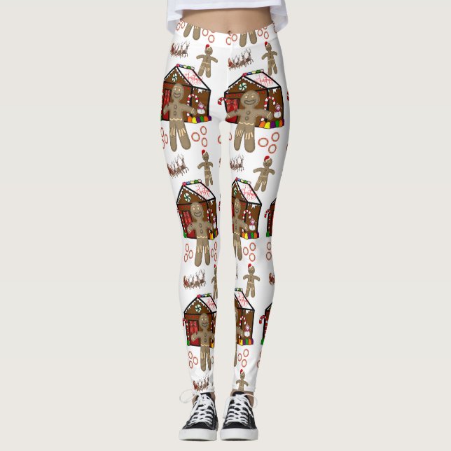 Navidades Leggings Ginger Bread Man (Anverso)