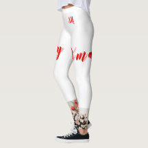 Navidades leggings High Waisted Capris, deportes