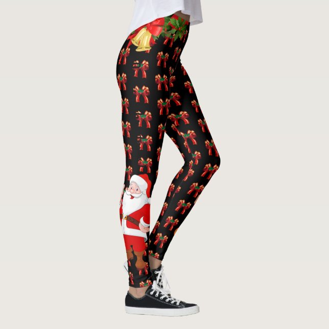 Navidades Leggings Santa Personalize Elegir color (Derecha)