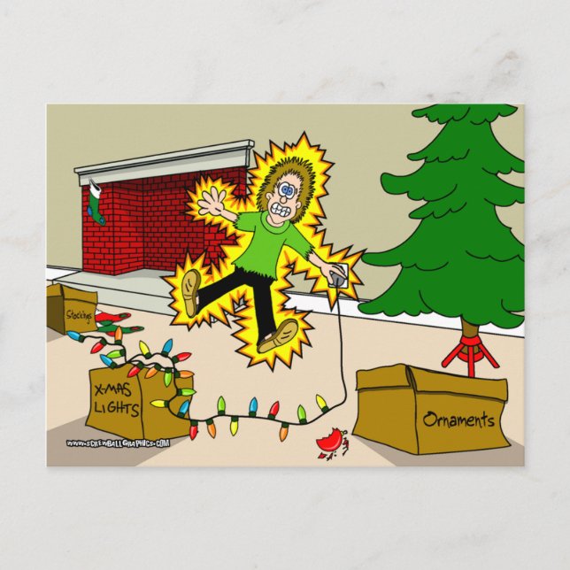 Navidades lesionan postal (Anverso)