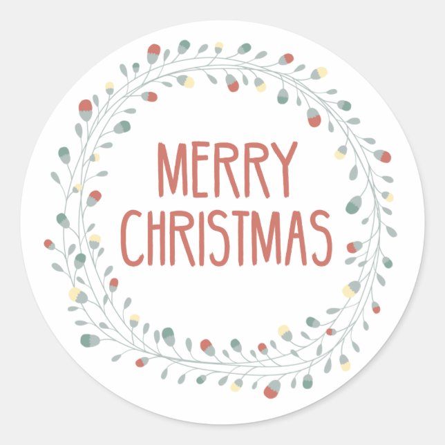 Navidades ligan pegatinas de guerra (Anverso)