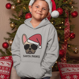 Navidades Light Fawn Bulldog francés Hoodie