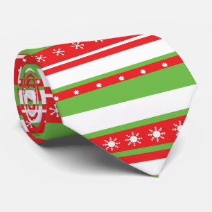 Navidades líneas patrones corbata el cuello