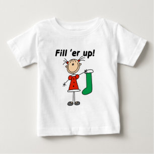 Navidades llenando camisetas y regalos