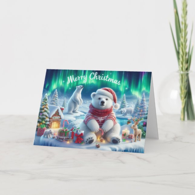 Navidades llevan tarjetas de felicitación para Nav (Anverso)