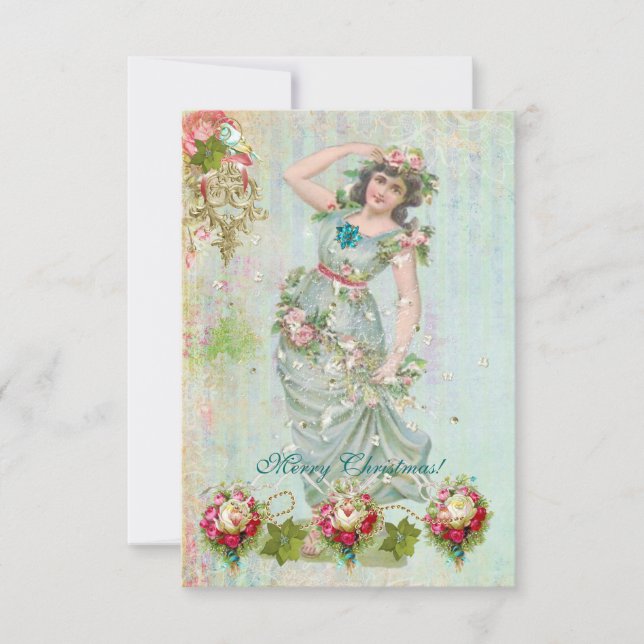 Navidades Luces tarjetas de bolsillo/bolso (Anverso)