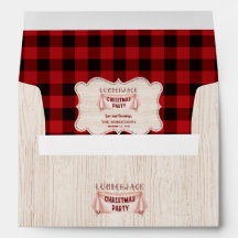 Navidades Lumberjack Fiesta Red Buffalo Wood