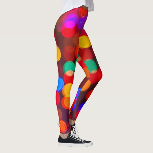 Navidades luminosos Luces Leggings (Derecha)