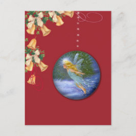 Navidades mágicos Tarjeta postal de hadas