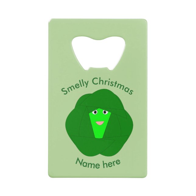 Navidades malolientes Abridor de botellas de brote (Anverso)