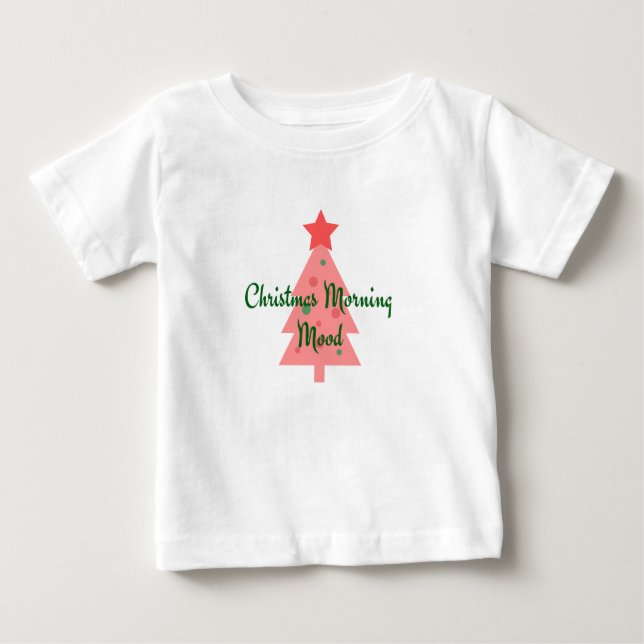Navidades mañana bebé moho Top (Anverso)