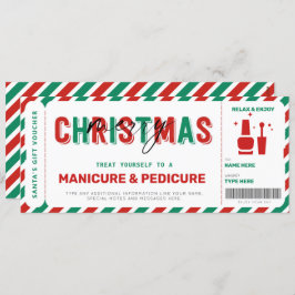 Navidades Manicure Pedicure Gift Voucher Mani Pedi