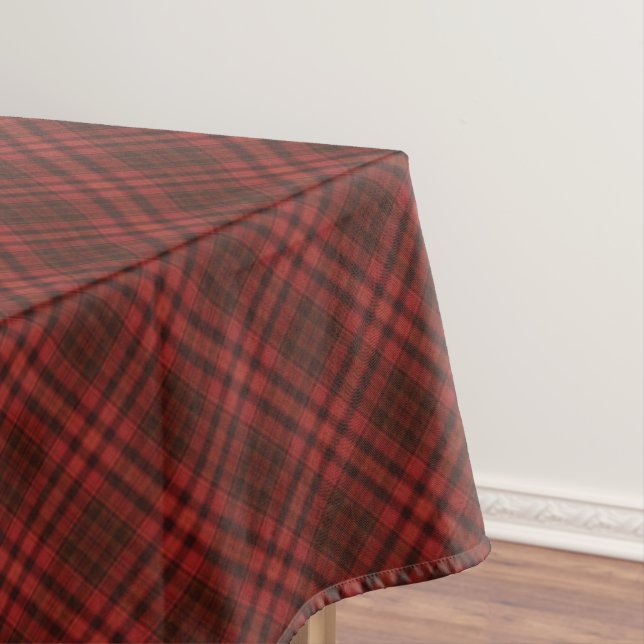Navidades manteles Red Plaid 60" x 104" (In Situ)