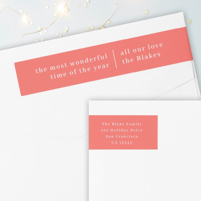 Navidades maravillosos | Rojo Naranja moderno y el (Subido por el creador)