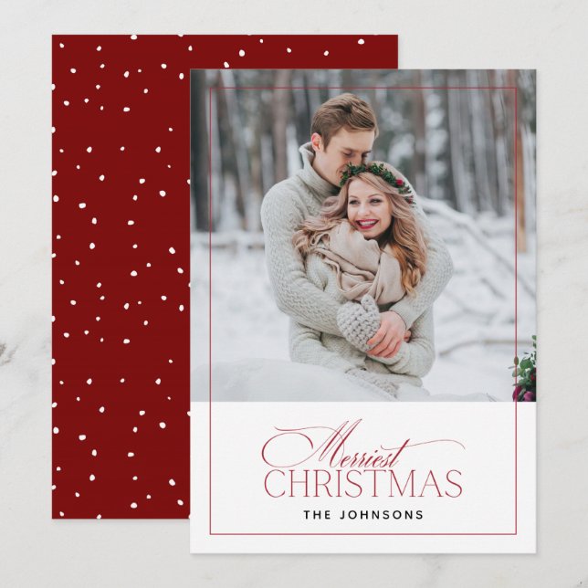 Navidades más bonitos rojos y blancos guión de cit (Anverso / Reverso)