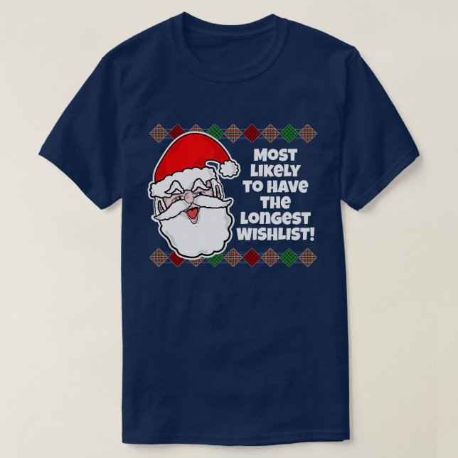 Navidades Más Probables... Camiseta chiste (Diseño del anverso)