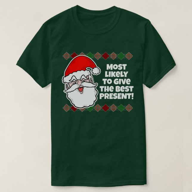 Navidades Más Probables... Camiseta chiste (Diseño del anverso)