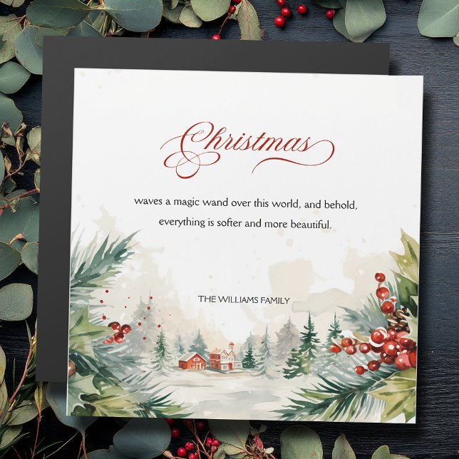 Navidades Mensaje Escena De Invierno No Foto (Subido por el creador)