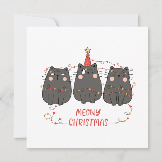 Navidades Meowy (Anverso)