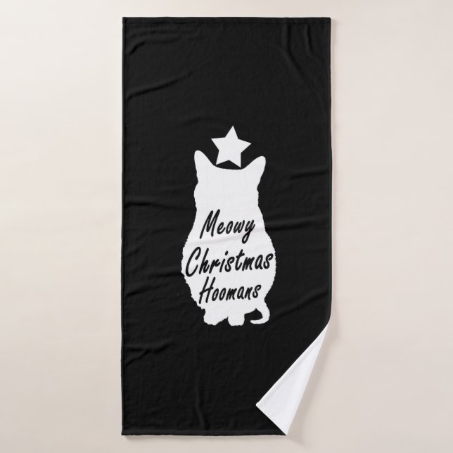 NAVIDADES MEOWY (Toalla de baño)