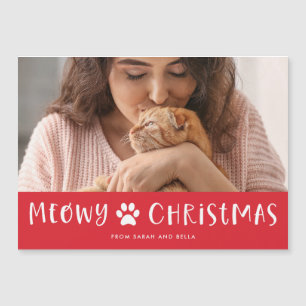 Navidades Meowy con foto   Funny Cat Navidades