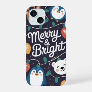 Navidades merry & Bright Luces estuche para iPhone
