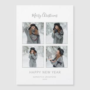 Navidades minimalistas Chevron Gris 4-Foto