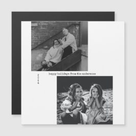 Navidades minimalistas de fotografía de tipografía