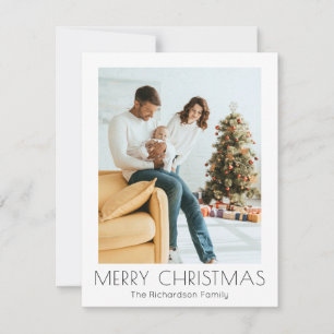 Navidades minimalistas modernos Foto de plantilla 