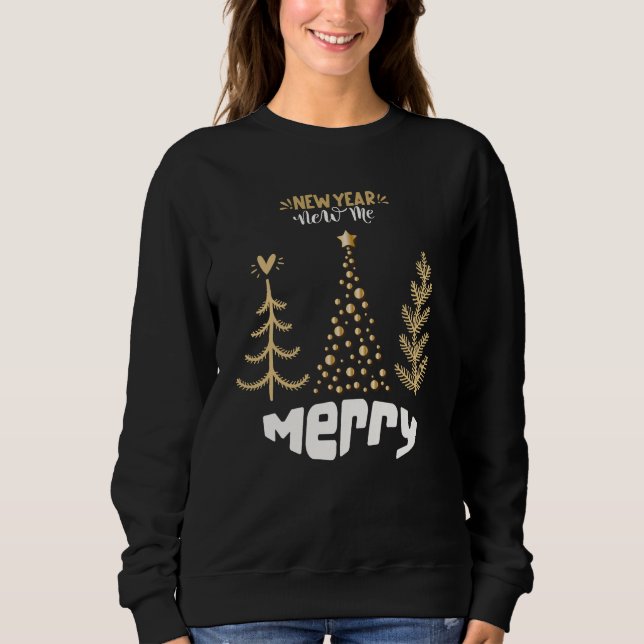 navidades minimalistas modernos sudaderas acogedor (Anverso)