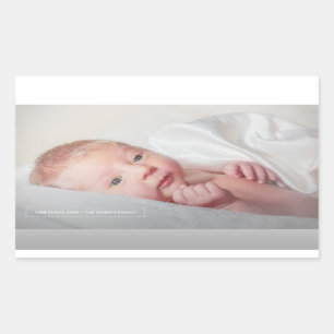 Navidades Minimalistas simples Pegatina de fotos