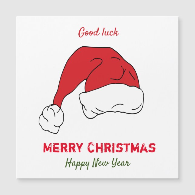 Navidades minimalistas y Año Nuevo Feliz (Anverso)