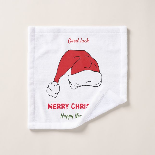 Navidades minimalistas y Año Nuevo Feliz (Toallita)