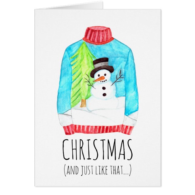 Navidades minimalistas... y así. (Frente)