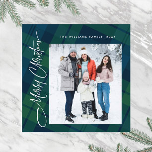 Navidades Mínimos Retro Trazan Tarjeta Magnética D