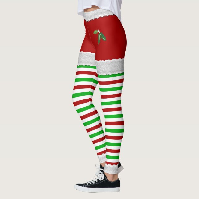 Navidades Mistletoe Leggings (Izquierda)