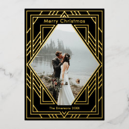 Navidades modernistas diseñan tarjeta de vacacione