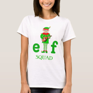 Navidades modernos camiseta del musical Elf Squad