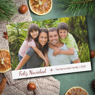 Navidades modernos de Feliz Navidad en familia