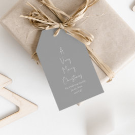 Navidades modernos | Etiquetas de regalo de árbol