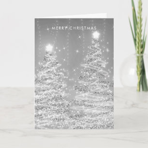 NAVIDADES MODERNOS Purpurinas de tarjetas xmas árb