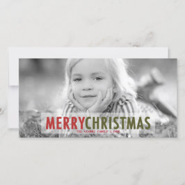 NAVIDADES MODERNOS | TARJETA DE FOTOGRAFÍA MODERNA